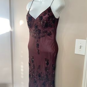 Papell Boutique Formal Beaded Dress Size 6